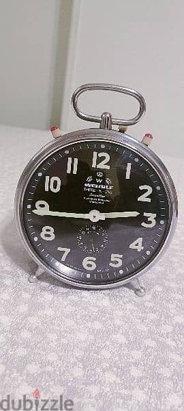 FOR SALE Alarm clock - Wehrle - "Three-in-One" - Germany - 1960 12