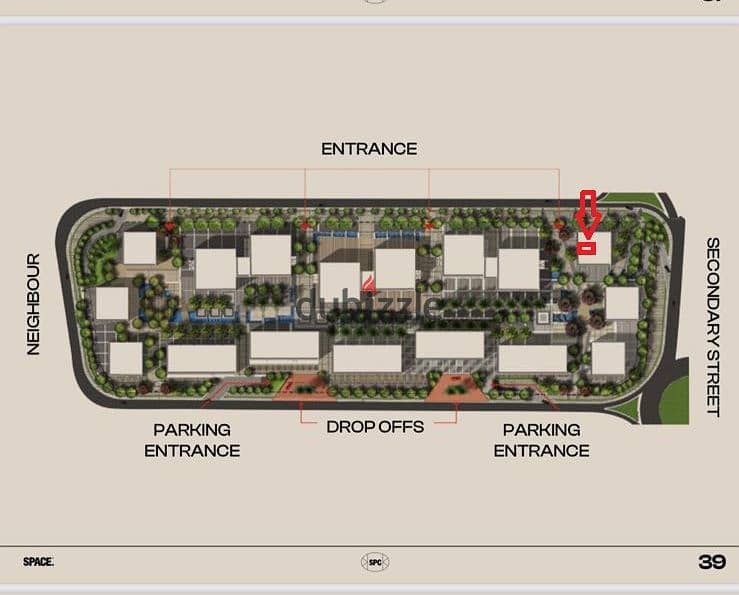 محل تجاري بسعر و لوكيشن مميز للبيع في التوسعات الشرقيه ب space mall من شركه gates developments باقل من سعر الشركه 2