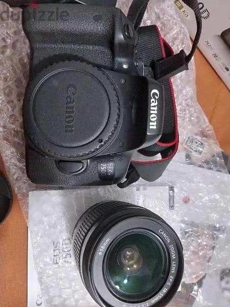 camera canon 750d new 2