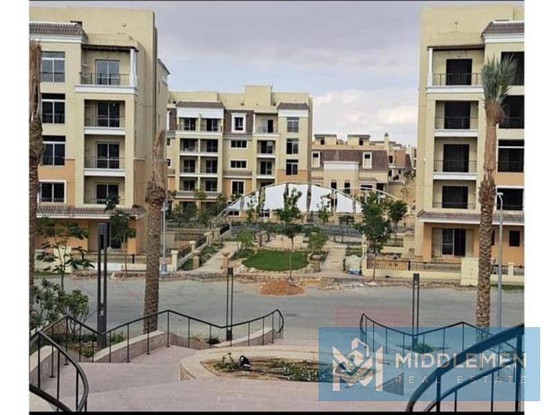 apartment 169m view bahary prime location delivered , sarai compound mostakbal 2