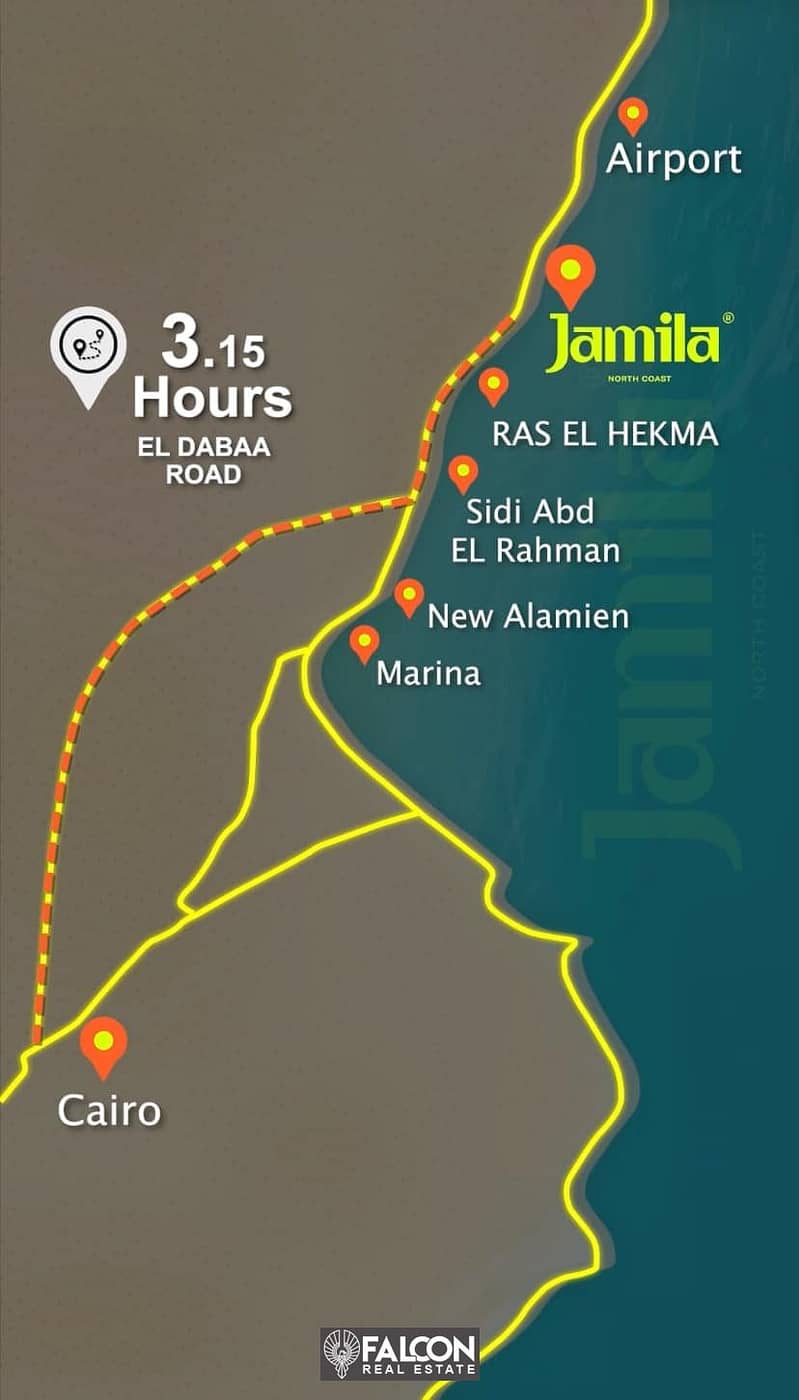 شاليه بسعر الطرح الاول , ع خليج سيدي حنيش بجوار الماظه باي ادفع مقدم يبدا من 500الف فقط , SeaView + FullyFinished 1