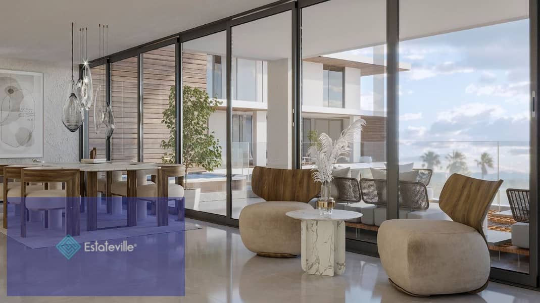 Apartment 108 meters with a down payment of 370 thousand and payment over 10 years directly on the embassy district and the central axis, an internal 10