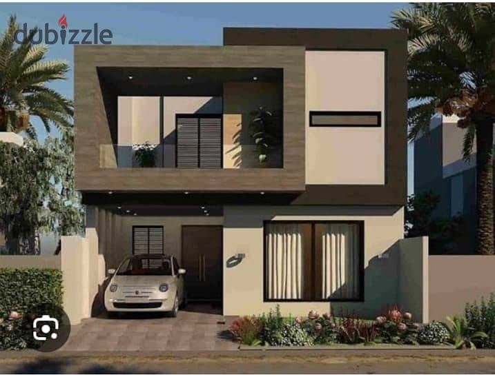 Live in a twin house villa with lagoon view in SODIC Sheikh Zayed with installments over 10 years 2