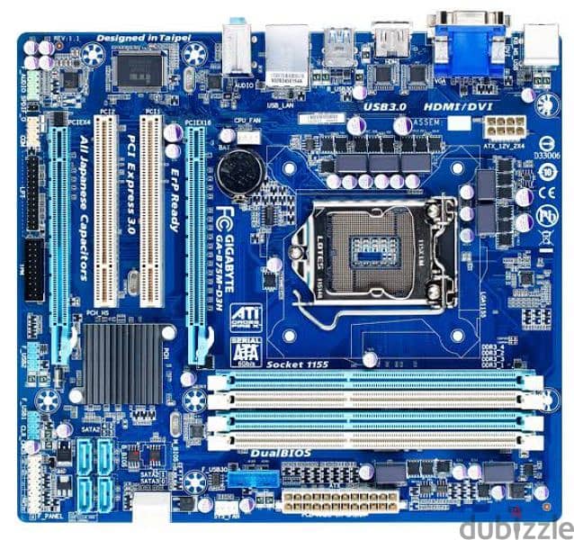 بندل كمبيوتر: معالج i5-3330 + لوحة أم B75M + رام 8GB DDR3 1600MHz" 0