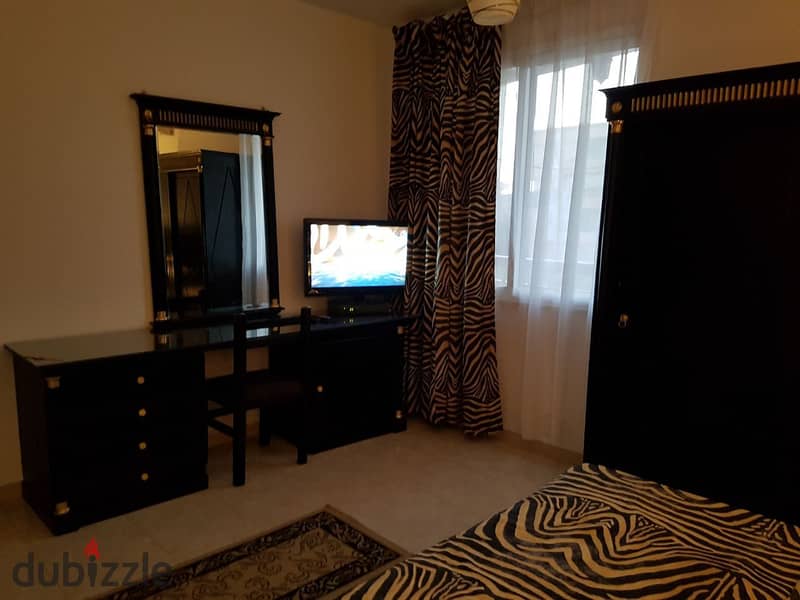 Furnished apartment for rent at Al-Rehab direct street view and garden 16