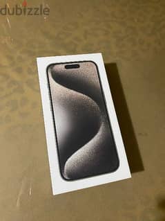 iPhone 15 pro 256 GB جديد لم يستخدم