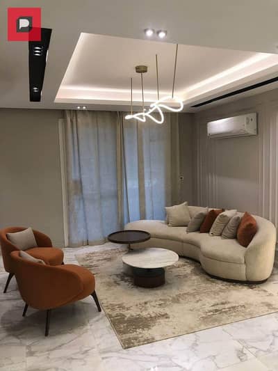 Apartment for sale, prime location, with a view on Almaza City Center, fully finished + air conditioners and kitchen, inside the Muslim compound, phas