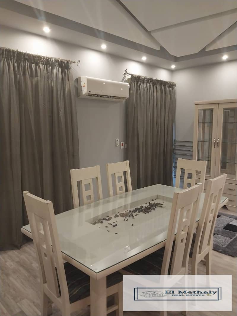 Furnished villa for rent in Al Rehab City 1