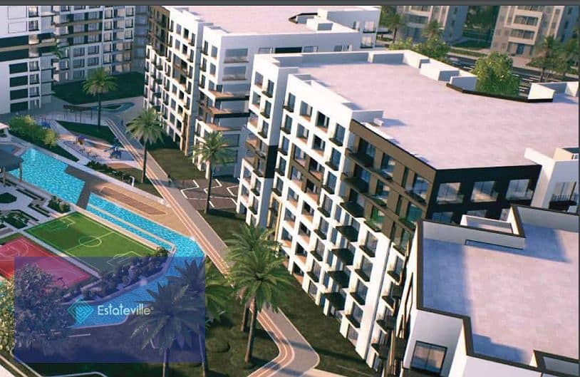 With a down payment of 212,000 pounds and installments over 100 months, an apartment for sale in Smart Compound in the Administrative Capital 4