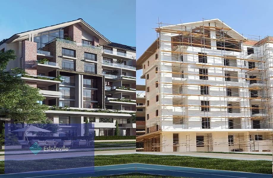 With a 45% discount for cash, an apartment for sale, ready for viewing and installments over 6 years, next to two universities, DMA Engineering Consul 1