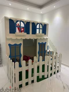 castle bunk bed kids سرير اطفال دورين