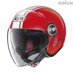 NOLAN N21 Visor Corsa Red 96 Jet Helmet and Titan protective gear