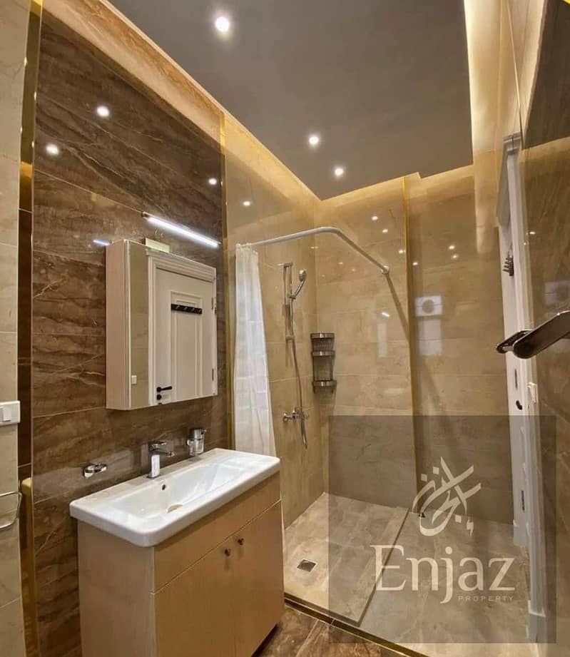 Apartment for sale in | Stone Park | with pool view with 5% down payment beside Katamya Heights  before Cairo Festival in West Golf New Cairo for sale 10