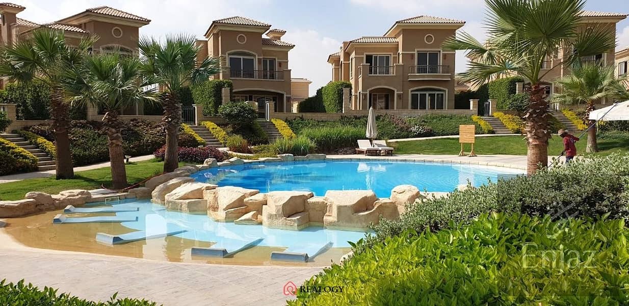 Stone villa standalone for sale in | Stone Park New Cairo | Directly on 90th Street beside Cairo Festival 1