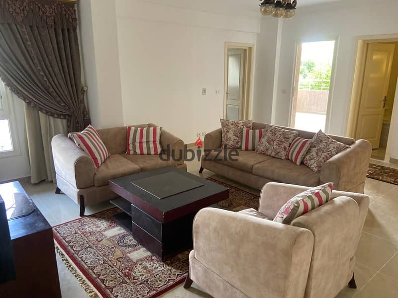 Furnished apartment for rent in Madinaty B8 Wide Garden 0