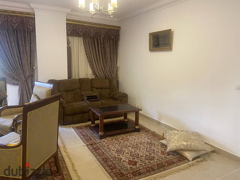 Furnished apartment for rent in Madinaty B8 Wide Garden 3