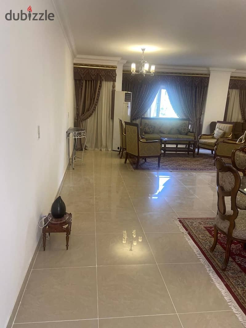 Furnished apartment for rent in Madinaty B8 Wide Garden 12