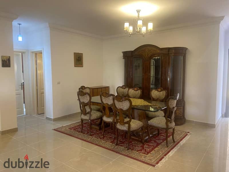 Furnished apartment for rent in Madinaty B8 Wide Garden 13