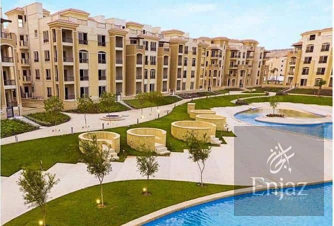 شقة للبيع غرب الجولف في كمبوند | ستون بارك Stone Park | في التجمع الخامس New Cairo بجوار كايرو فيستيفال 2