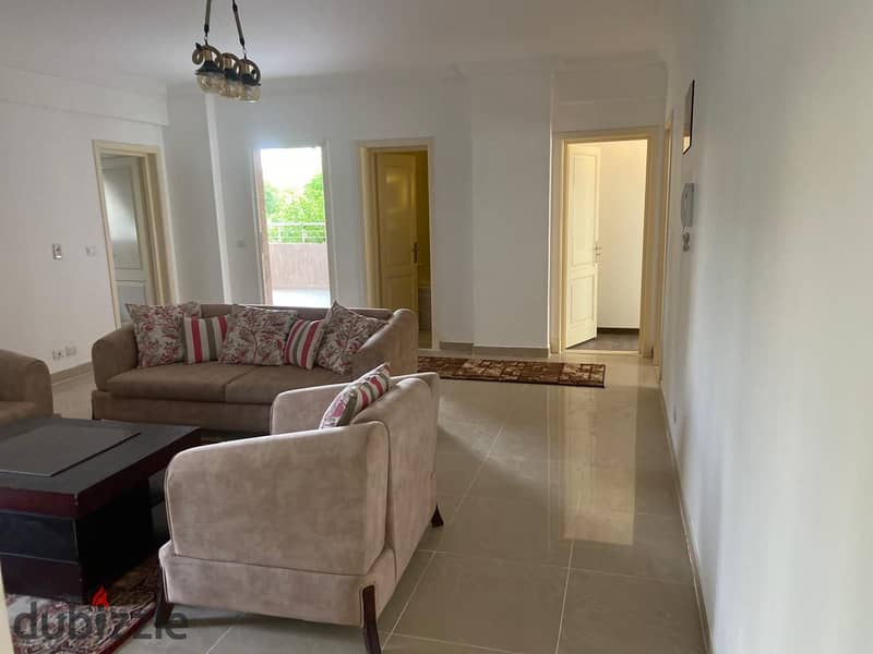 Furnished apartment for rent in Madinaty B8 Wide Garden 23