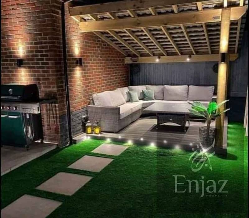 Duplex + Garden for sale early delivery  in New Cairo from Lavista | Il Patio Oro | near to AUC and Mivida Emaar and Hyde Park in Golden Square 2