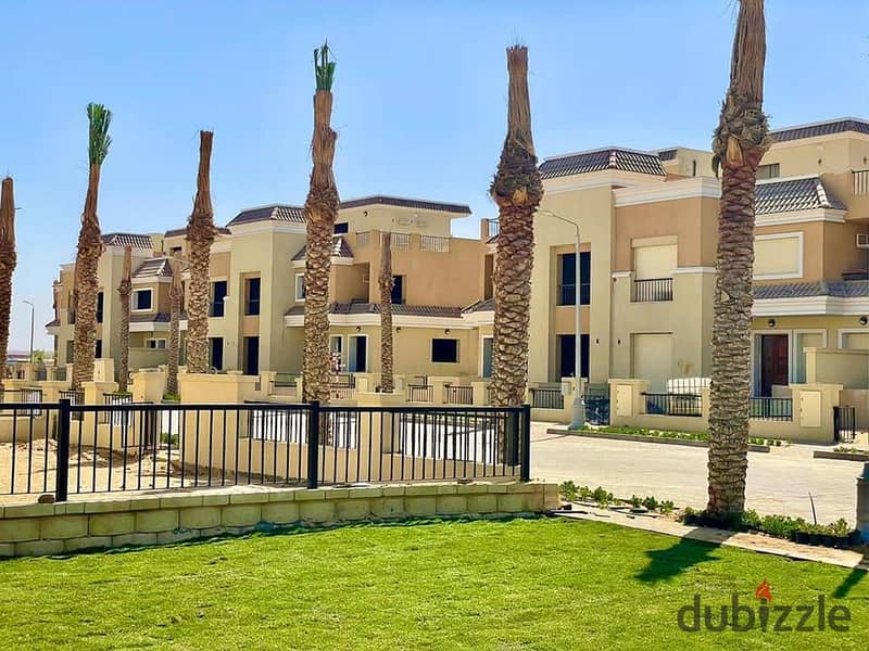 With a down payment of 1,500,000 and facilities over the longest payment period, a 5-bedroom villa for sale in Sarai Compound next to Madinaty Direct 2