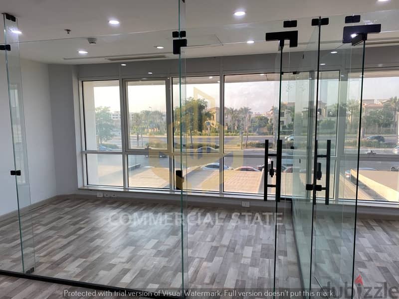 Finished Office at Trivium Complex for Rent 123m-مكتب جاهز للايجار 1