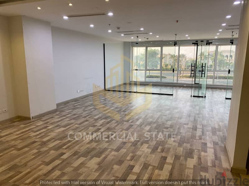 Finished Office at Trivium Complex for Rent 123m-مكتب جاهز للايجار 3