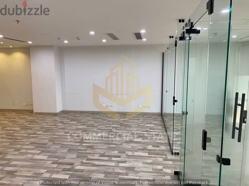 Finished Office at Trivium Complex for Rent 123m-مكتب جاهز للايجار 4