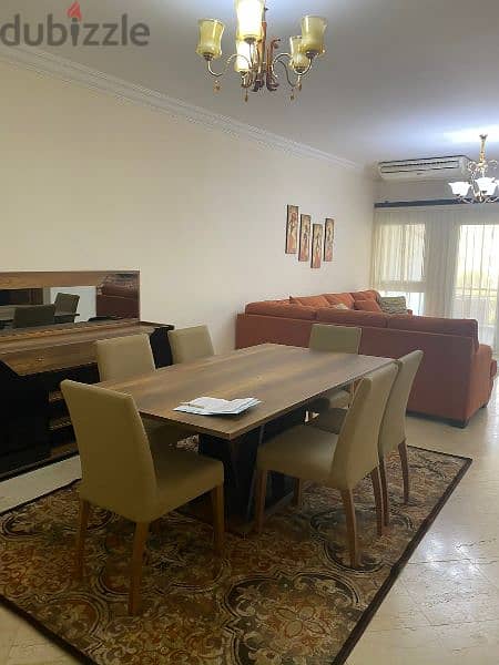 شقة إيجار مفروش دريم لاند على حمام السباحة و اللاندسكيب Apartment rent 2