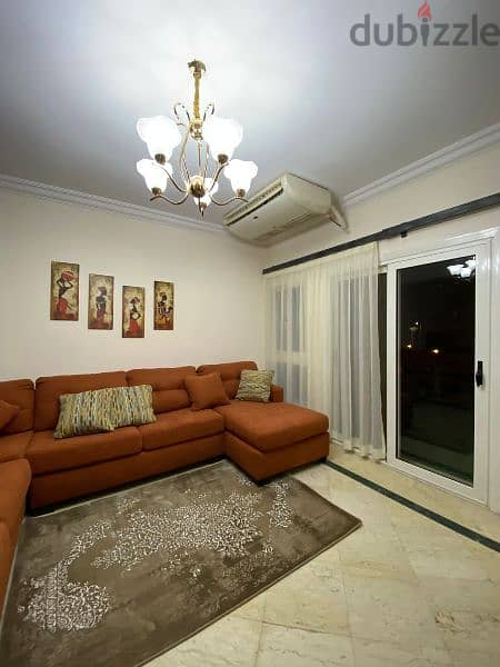 شقة إيجار مفروش دريم لاند على حمام السباحة و اللاندسكيب Apartment rent 14