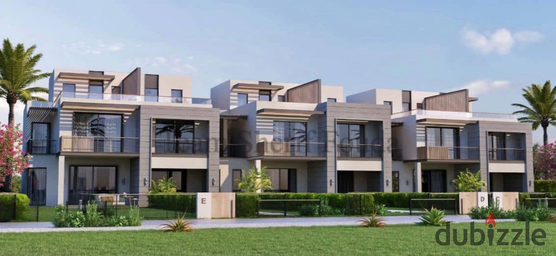 Villa with landscape view, in installments over 8 years, in the heart of Sheikh Zayed, next to Dahshur Link, in Gargen Lakes 1