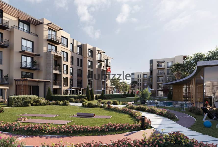 Villa with landscape view, in installments over 8 years, in the heart of Sheikh Zayed, next to Dahshur Link, in Gargen Lakes 6