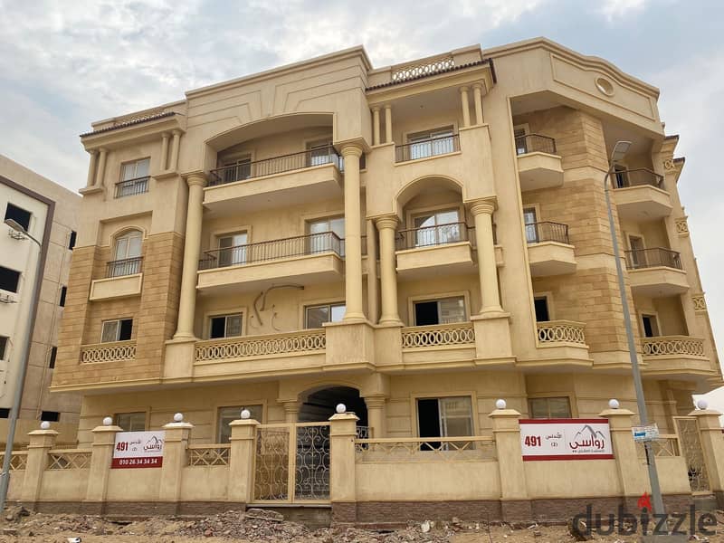 ready to move 190 sqm open view in New Anduls, Fifth Settlement, large area off Teseen Street new cairo 5