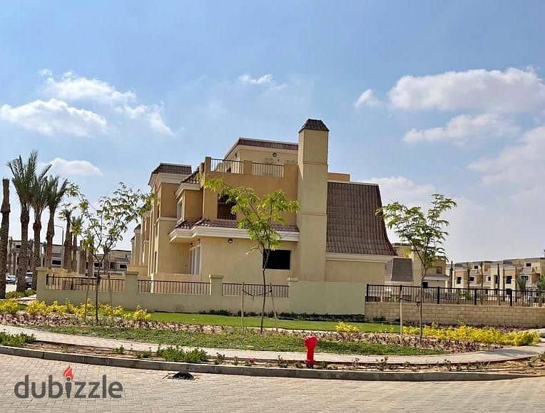 Near the Shorouk gates, a villa in Sarai, New Cairo in front of Madienty  From Madient masr 5