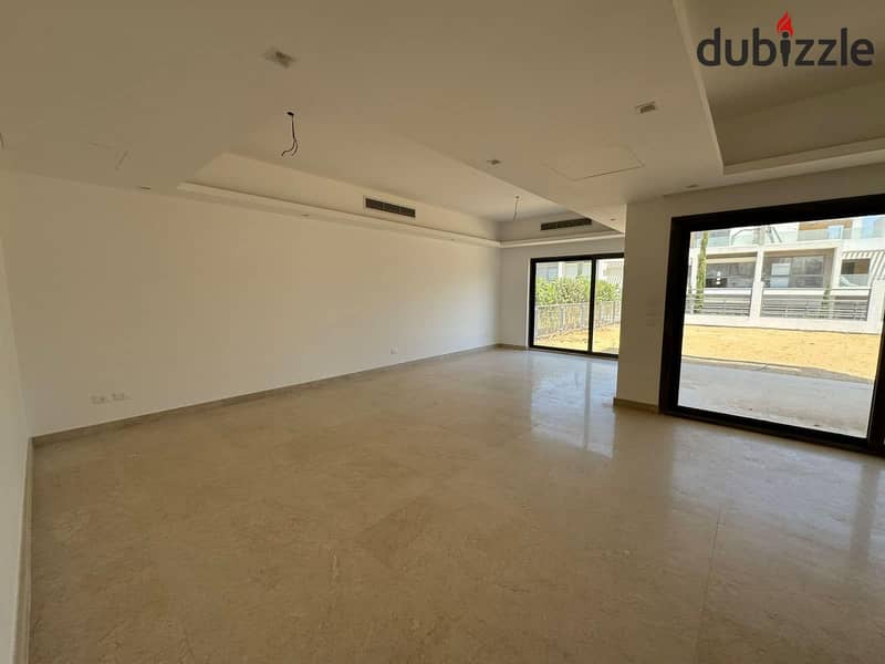 Twin house villa, immediate receipt, fully finished, with air conditioners, in Al Marasem Compound, Fifth Settlement, in the heart of Golden Square 6