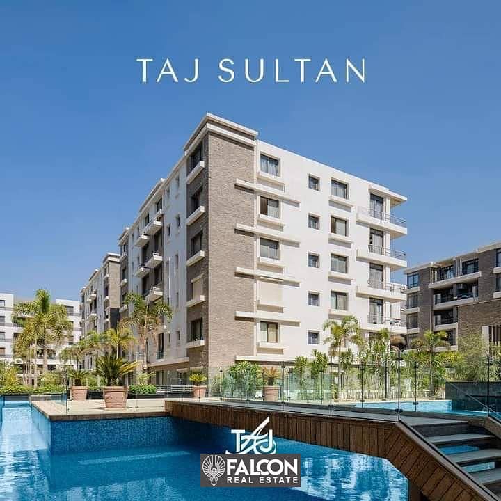 For sale, a 206-meter duplex apartment with a 42% cash discount and the possibility of paying the cash discount percentage over 6 years in Taj City Co 8