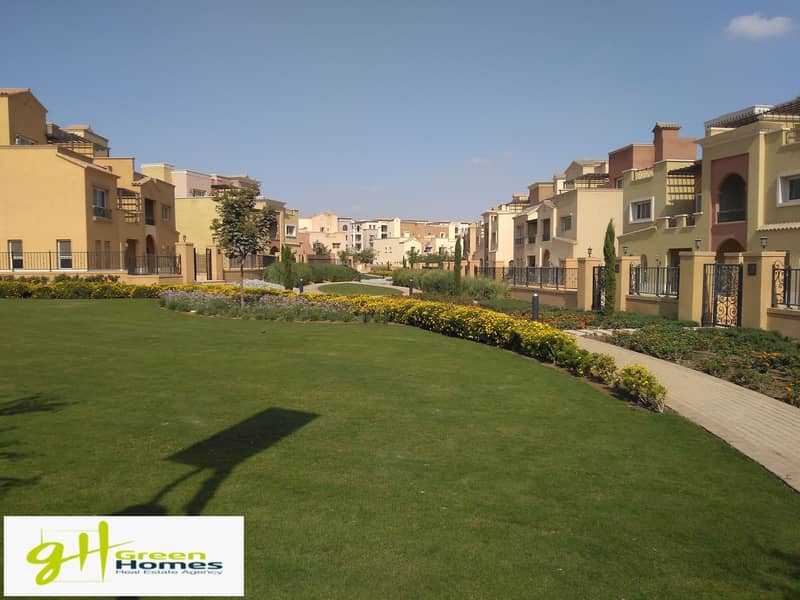 Twinhouse landscpae view for sale fully finished in Mivida - Emaar 1