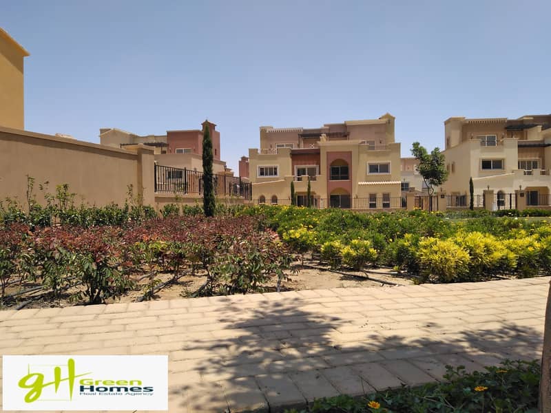 Twinhouse landscpae view for sale fully finished in Mivida - Emaar 2