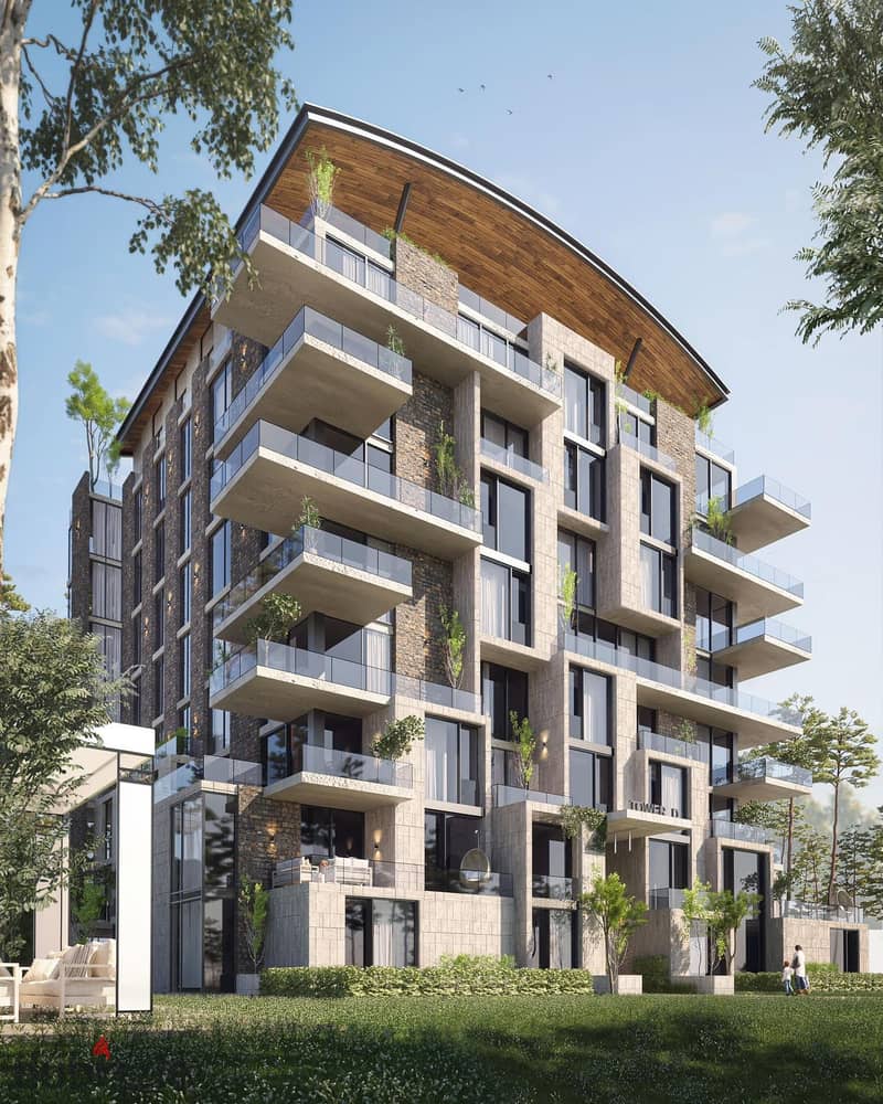 With only 5% DP, an apartment for sale, fully finished, ultra super luxury, in the heart of the Fifth Settlement, next to Hyde Park Wall in Sur Zed 7