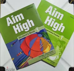 كتاب انجليزي مستوى ( aim high ) أولى اعدادي