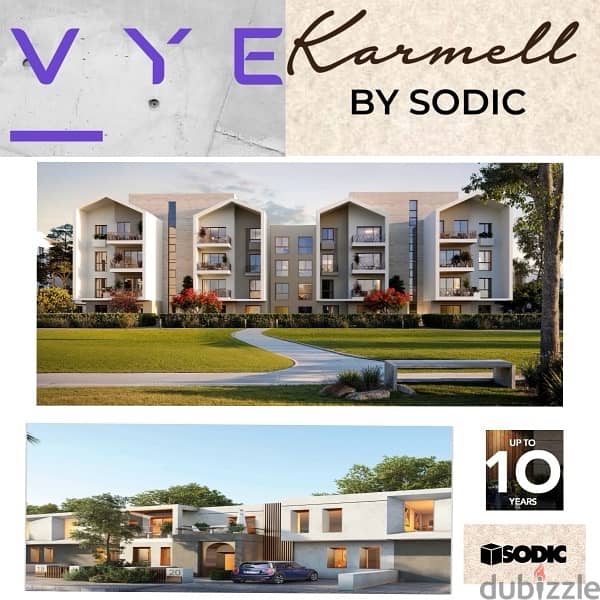 تطرح شركة SODIC في مشروع VYE & KARMELL وحدات باقساط حتي 10 سنوات 0