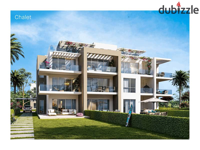 شاليه 128م بجاردن 82م متشطب فى هايد بارك الساحل سى شور بتسهيلات Chalet 128m with garden 82m finished in Hyde Park Sea Shore with installments 2