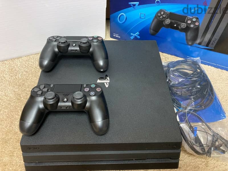 ps4 pro بلايستيشن 4 برو مع دراعين اصليين 0