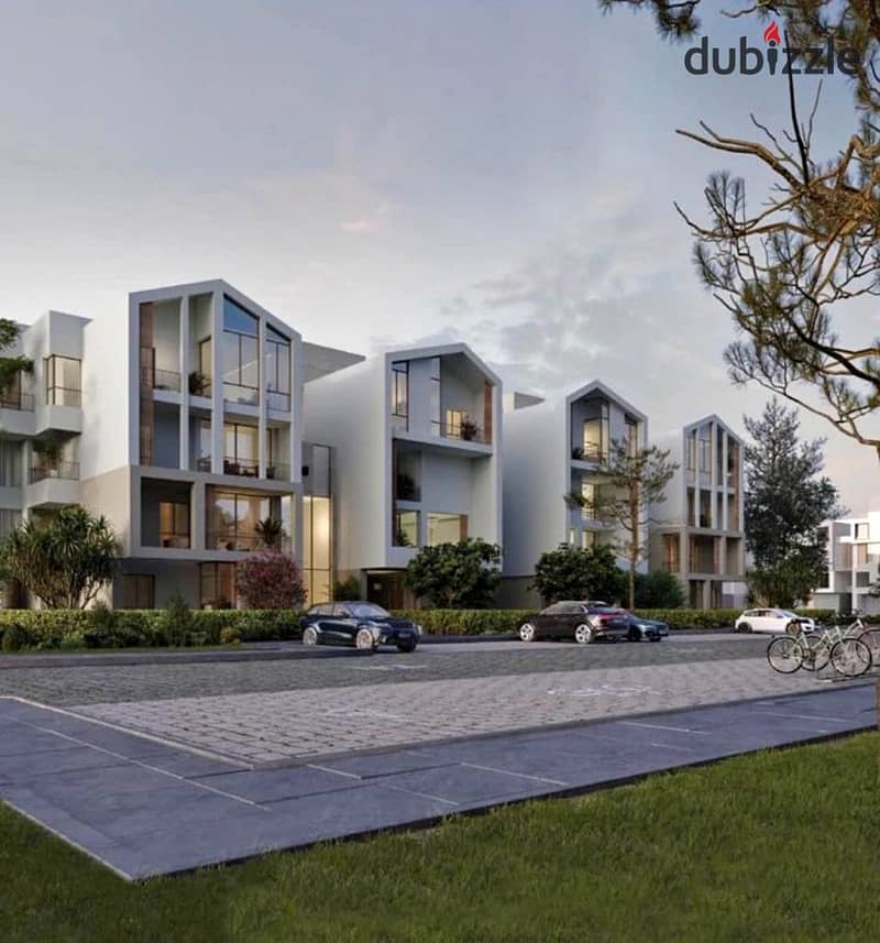 Duplex with garden for sale in karmell sodic sheikh zayed October in installments prime location close to Beverly hills 2