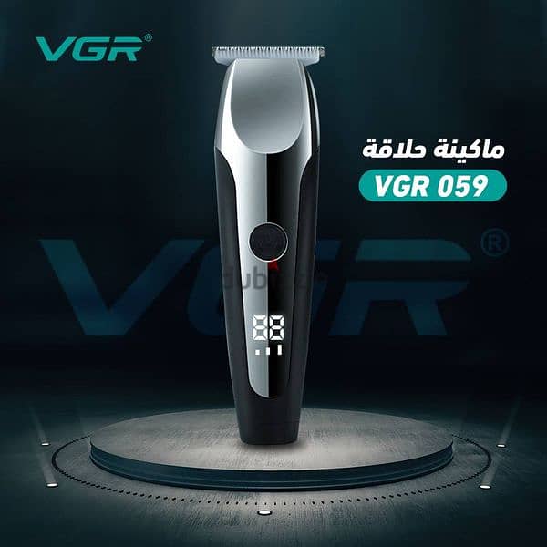  ماكينة حلاقة الشعر الاحترافية VGR-059، فيها كل اللي محتاجه  0