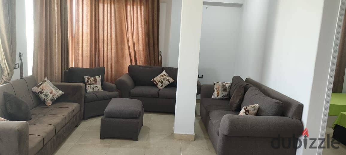 twin house for sale first row sea in north coast (loutas)near to marina 1