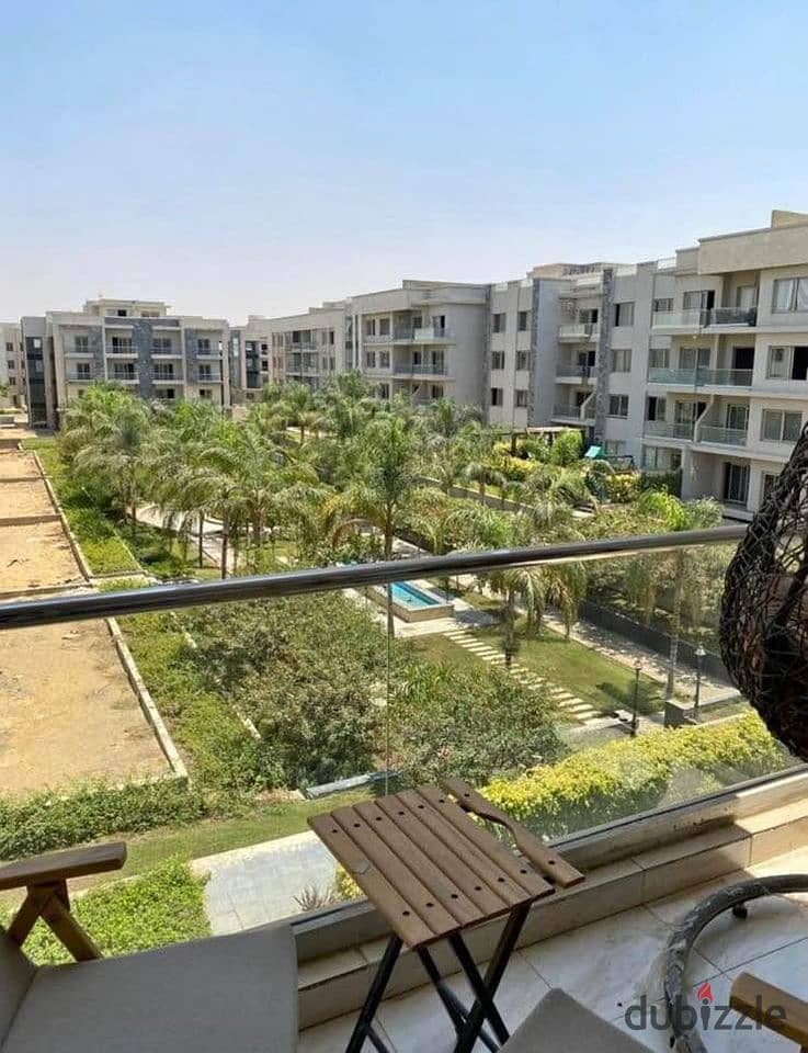 Apartment for sale, immediate receipt, fully finished, , with landscape view, in a fully-serviced compound in the  (Galleria 3