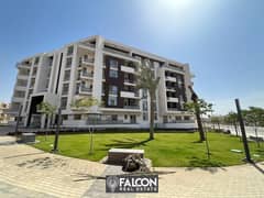 For immediate sale, a 134-meter apartment with a view on the landscape in Al-Maqsad Compound, the Administrative Capital, next to the Smart Village, i 0