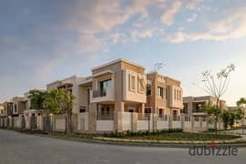 A compound of villas only on Al-Amal Axis, directly in front of Madinaty, with a 10% down payment and interest-free installments 0